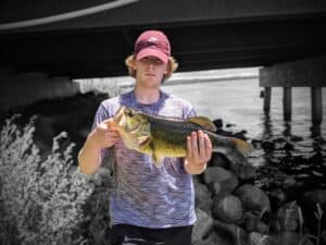 bass fishing in July