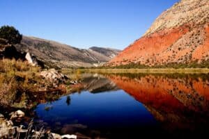 best bass fishing lakes in Wyoming - Flaming Gorge Reservoir