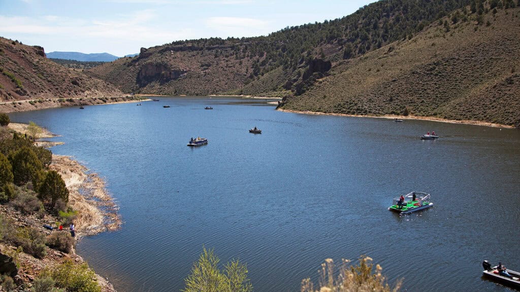 best bass fishing lakes in Nevada - Eagle Valley Reservoir