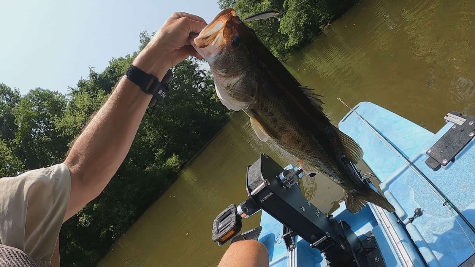 kayak setup for bass fishing